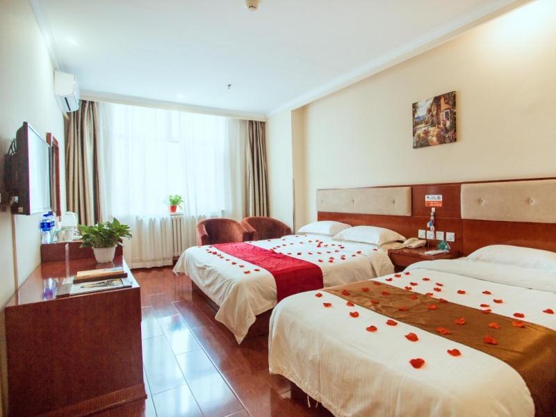 Greentree Inn Hebei Zhangjiakou Zhangbei Caoyuantian Rd Zhangku Avenue Express Hotel Exteriér fotografie