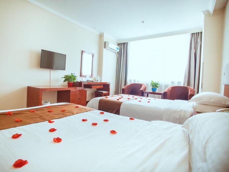 Greentree Inn Hebei Zhangjiakou Zhangbei Caoyuantian Rd Zhangku Avenue Express Hotel Exteriér fotografie