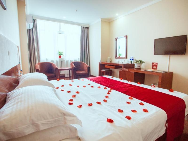 Greentree Inn Hebei Zhangjiakou Zhangbei Caoyuantian Rd Zhangku Avenue Express Hotel Exteriér fotografie