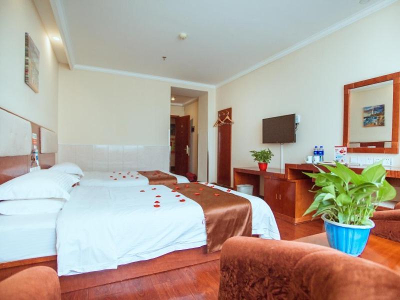 Greentree Inn Hebei Zhangjiakou Zhangbei Caoyuantian Rd Zhangku Avenue Express Hotel Exteriér fotografie