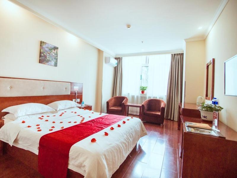 Greentree Inn Hebei Zhangjiakou Zhangbei Caoyuantian Rd Zhangku Avenue Express Hotel Exteriér fotografie