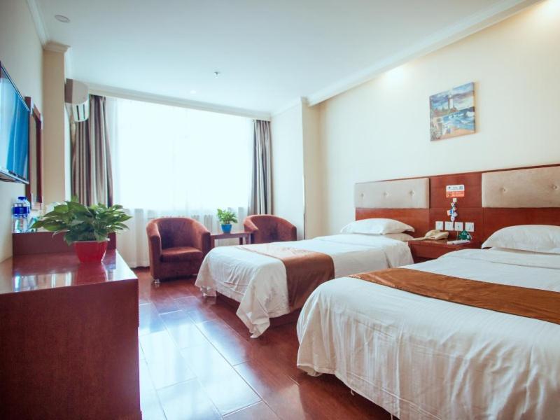 Greentree Inn Hebei Zhangjiakou Zhangbei Caoyuantian Rd Zhangku Avenue Express Hotel Exteriér fotografie