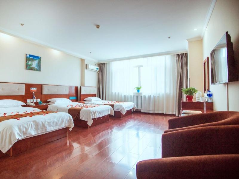Greentree Inn Hebei Zhangjiakou Zhangbei Caoyuantian Rd Zhangku Avenue Express Hotel Exteriér fotografie