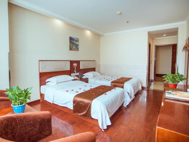 Greentree Inn Hebei Zhangjiakou Zhangbei Caoyuantian Rd Zhangku Avenue Express Hotel Exteriér fotografie